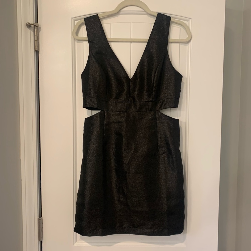 DO & BE Black Shimmer Mini Dress